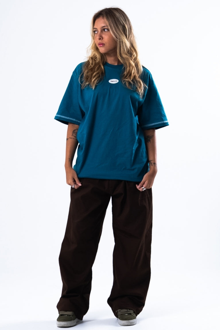 Tee Basic Patch Teal