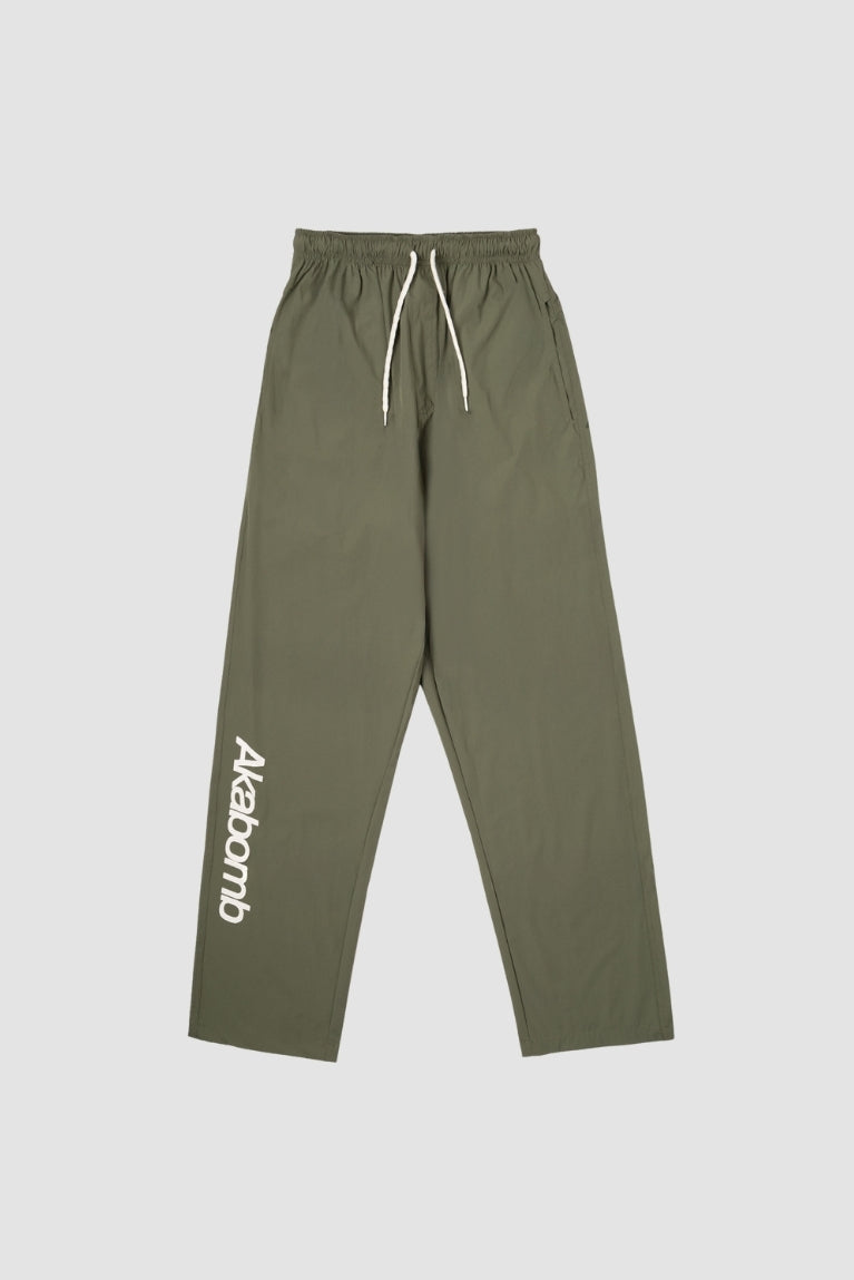 Tactel Pants Basic Logo Green