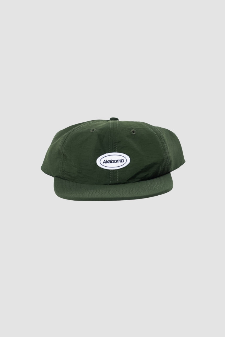 Six Panel Basic Patch Green