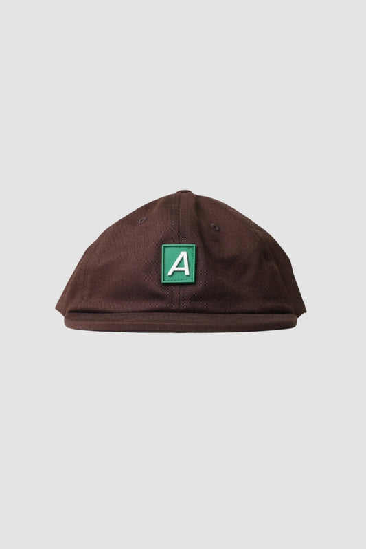 Six Panel Basic Patch A Brown