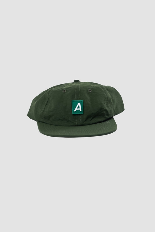 Six Panel Basic Patch A Green