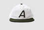 Six Panel Basic A Off Green