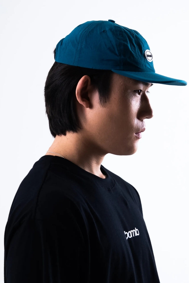 Six Panel Basic Patch Teal