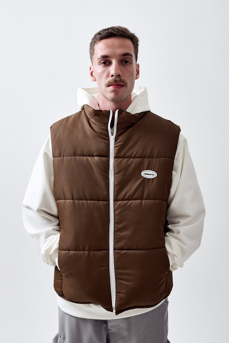 Puffer Vest Brown