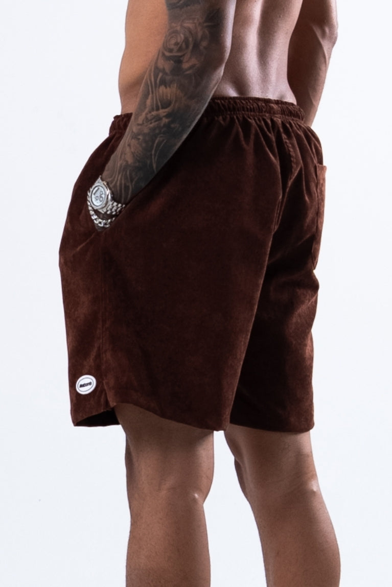 Shorts Cotelê Brown
