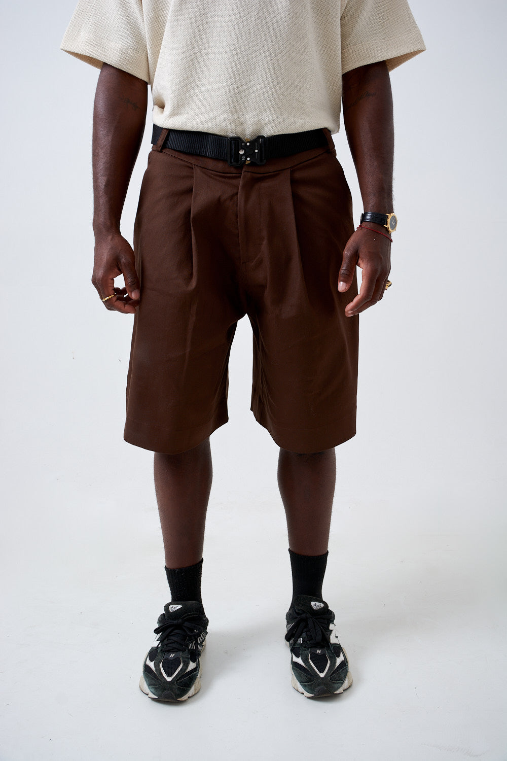 Tailor Jorts Brown