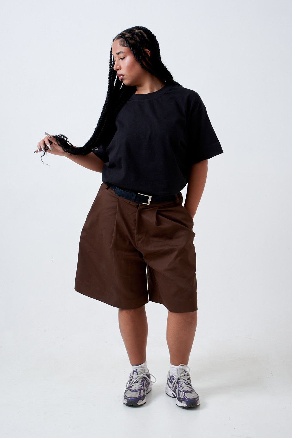 Tailor Jorts Brown