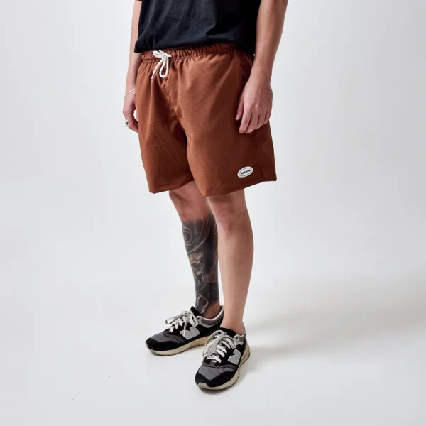 Shorts Basic Patch Cognac
