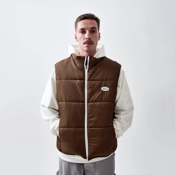 Puffer Vest Brown